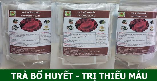 Trà Bổ huyết Trường Xuân -  Điều trị thiếu máu, suy nhược