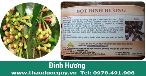 Bột đinh hương sạch, đảm bảo an to&agrave;n vệ sinh thực phẩm