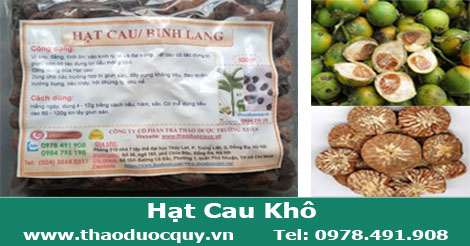 Hạt cau kh&ocirc;